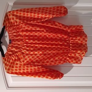 *VINCE CAMUTO* Colorful Blouse (Sz XS)